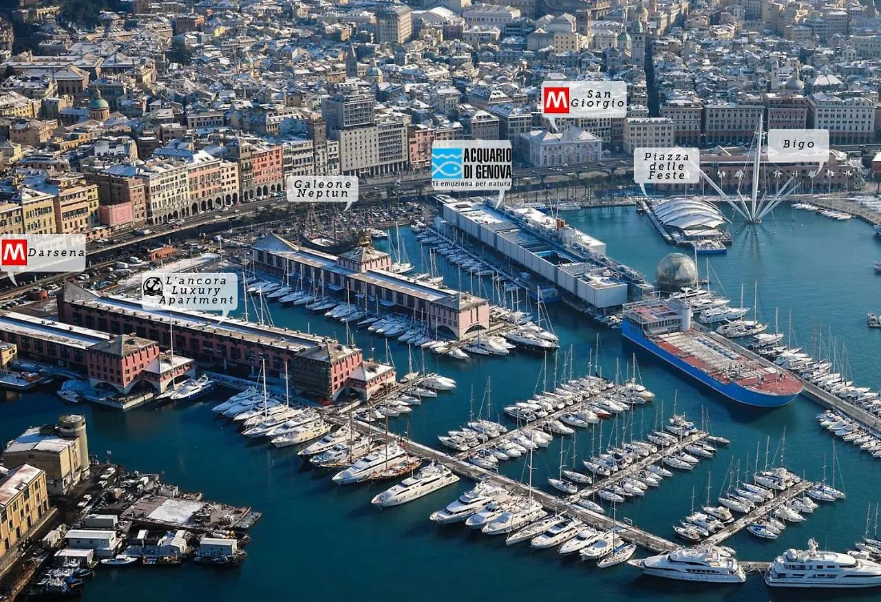 L'Ancora Luxury Apartment 제노바 이탈리아